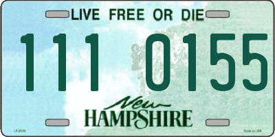 NH license plate 1110155