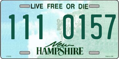 NH license plate 1110157