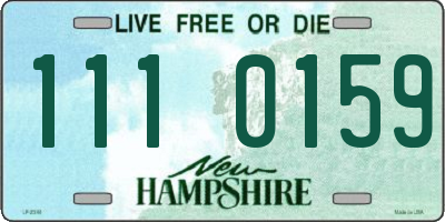 NH license plate 1110159