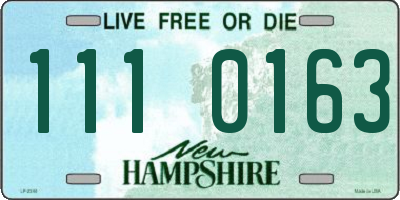 NH license plate 1110163
