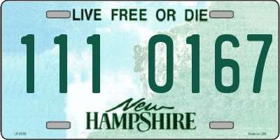 NH license plate 1110167