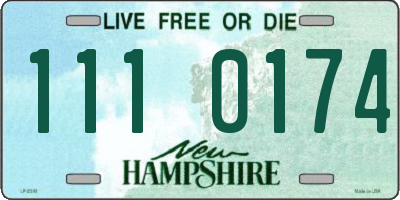 NH license plate 1110174