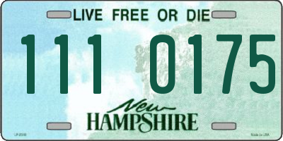 NH license plate 1110175