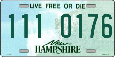 NH license plate 1110176