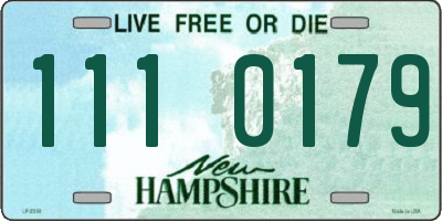NH license plate 1110179