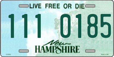 NH license plate 1110185