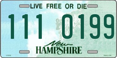 NH license plate 1110199