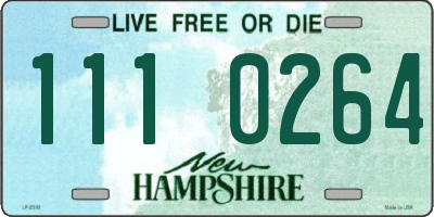 NH license plate 1110264