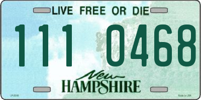NH license plate 1110468