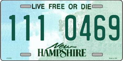 NH license plate 1110469