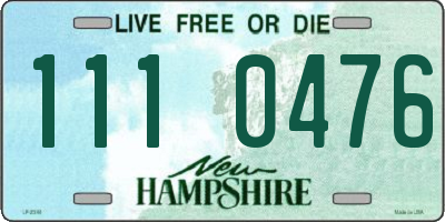 NH license plate 1110476