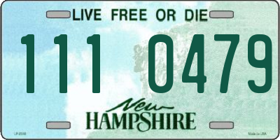 NH license plate 1110479