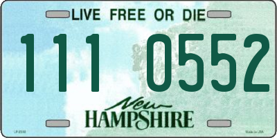 NH license plate 1110552