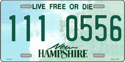 NH license plate 1110556