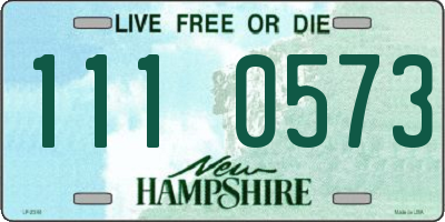 NH license plate 1110573