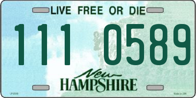 NH license plate 1110589