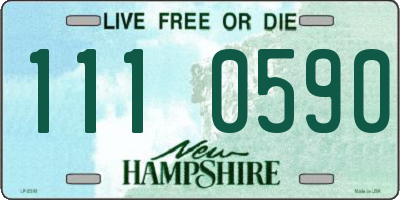 NH license plate 1110590