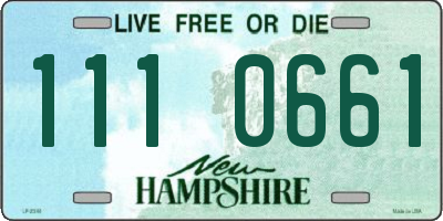 NH license plate 1110661