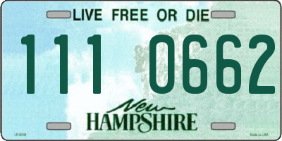 NH license plate 1110662