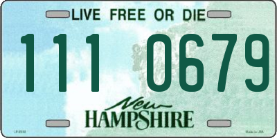 NH license plate 1110679