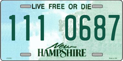 NH license plate 1110687