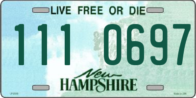 NH license plate 1110697