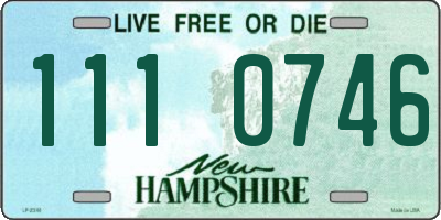 NH license plate 1110746