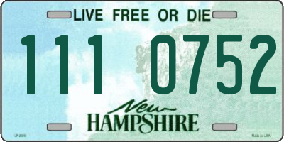 NH license plate 1110752