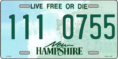 NH license plate 1110755