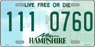 NH license plate 1110760
