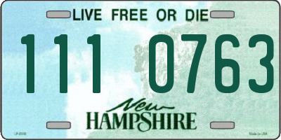 NH license plate 1110763