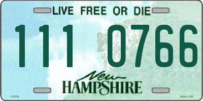 NH license plate 1110766