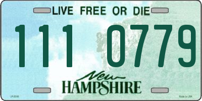 NH license plate 1110779