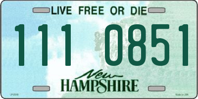 NH license plate 1110851