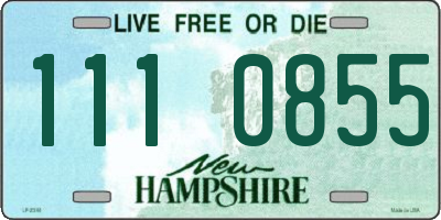 NH license plate 1110855