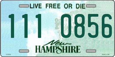 NH license plate 1110856