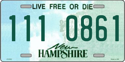 NH license plate 1110861