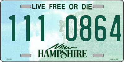 NH license plate 1110864