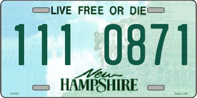 NH license plate 1110871
