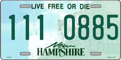 NH license plate 1110885