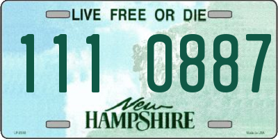 NH license plate 1110887