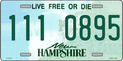 NH license plate 1110895