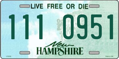 NH license plate 1110951