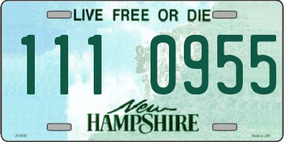 NH license plate 1110955