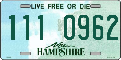 NH license plate 1110962