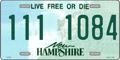 NH license plate 1111084