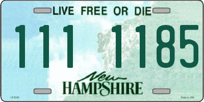 NH license plate 1111185