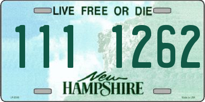 NH license plate 1111262