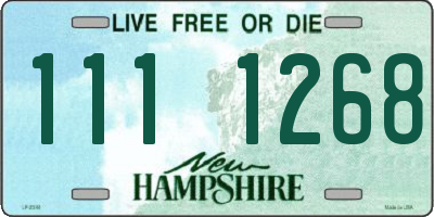 NH license plate 1111268