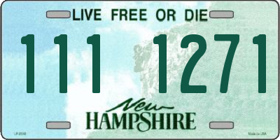 NH license plate 1111271